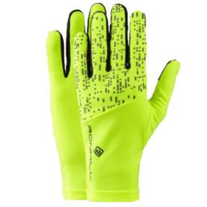 RonHill Night Runner Glove in Fluo Yellow/Reflect